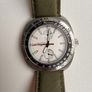 Nautica Sport Watch 100M | Military Style | Green Strap | Stainless Steel | Casual Everyday Watch Image 5