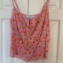 Primark Orange & Pink Floral Top Image 2