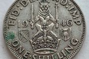 Great Britain Silver Shilling 1946 George VI KM# 853