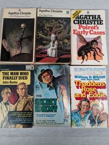 Vintage paperbacks Agatha Christie etc