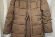 Padded Winter Coat With Built In Hood