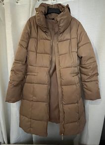 Padded Winter Coat With Built In Hood