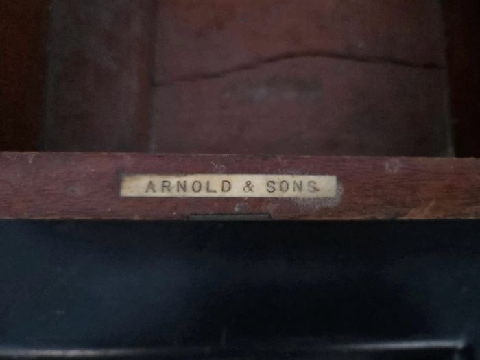 Antique 'Arnold and Sons' Wooden Instrument Box