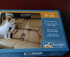 Dog car zip line/restraint
