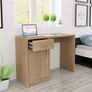 Desk with Drawer and Cabinet Oak Image 2