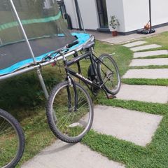 retro adult mountain bike