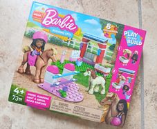 Barbie MEGA Building Sets 2021 Horse Jumping 73 pcs HDJ84 Compatible with LEGO