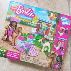 Barbie MEGA Building Sets 2021 Horse Jumping 73 pcs HDJ84 Compatible with LEGO