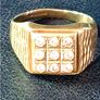 Vintage Gentlemans Gemset Ring Image 10