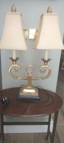 table lamps.  28 inches high