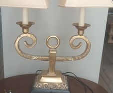 table lamps.  28 inches high