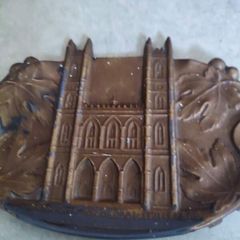 Made In France P Depose Cooper Effect Noter Dame Canada Souvenir Ashtray