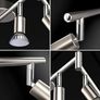 NEW SALE | LED Ceiling Light Rotatable, 6 Way LED Ceiling Spotlight, Matt Nickel & Swivelling Design, Including 6 X 4W GU10 LED Bulbs (450LM, Cool White 6000K),for Kitchen, Living Room, Bedroom Image 6