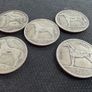 5 Silver Half Crown Coins. Lot 2 Image 4