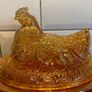 Carnival Glass Hen Image 2
