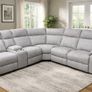 Torino Corner Dark Grey & Light Grey Recliner Sofa Image 4
