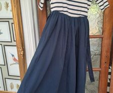 Long Gallery dress with pockets
