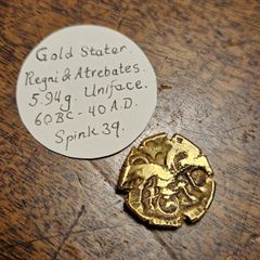 Gold Stater - Atrebates & Regini, 6 grams. Offers Welcome. Free Post.