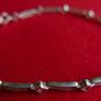 Vintage Sterling Silver 925 Bangle Bracelet Length-7,5"  6,10g Image 10