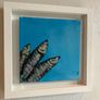 Framed Original Fish Painting Swim Art Contemporary Art Painting  Original Gift Image 2