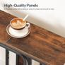 Console Table for Hallway Slim, Narrow Hallway Table, 2-Tier Industrial Sofa Table with Geometric-Styled Structure Image 5