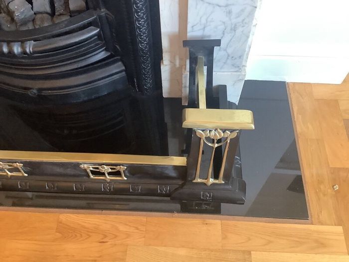 Art Nouveau Fire Fender