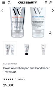 Colour Wow Shampoo & Conditioner Travel Duo