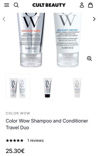 Colour Wow Shampoo & Conditioner Travel Duo