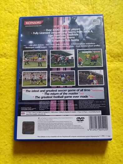 PES 4 Pro Evolution soccer PlayStation2 ps2 games Original