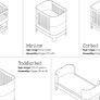 Serena All-in-one bedside crib and cot from Gaia Baby Image 4