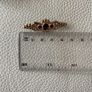 9 Carat Yellow Gold Garnet Brooch Image 3