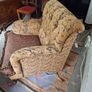 Vintage Upholstered Armchair Image 4