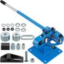 Manual Bender YP-9 Soild Round Square Bar Metal Bender with 7 Bending Dies, Metal Rod Bar Bender Bending Tool for Construction Site Auto Repair Image 2