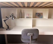 Single Loft Bed and Desk