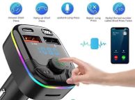 main image for ad Car Bluetooth 5.0 FM Transmitter Charger PD 30W Handsfree Audio Receiver