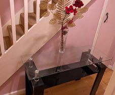 Glass Hall Table