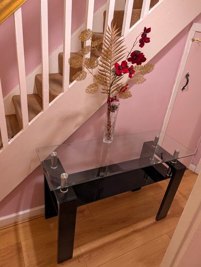 Glass Hall Table