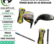 Cobra King Speedzone #3 Wood 14.5 Degree / Tensei Blue Av 65 Regular