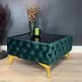 Chester coffee table with glass Image 6