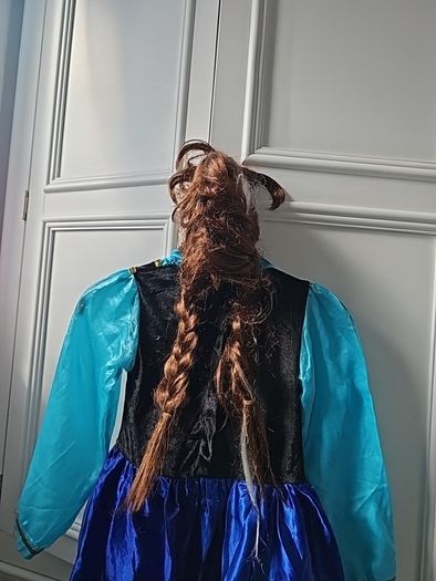 Anna's costume with a wig size 5-8 years