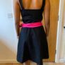 Diane von Furstenburg black/ pink  wrap dress ASO Amy Winehouse Image 3