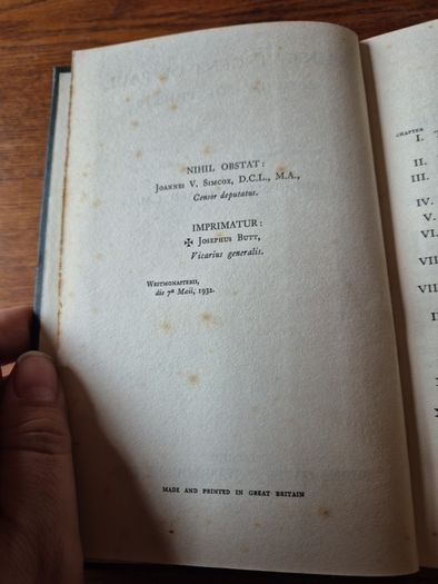 Vintage 1932 Saint Vincent De Paul. A Guide for Priests. Religious.