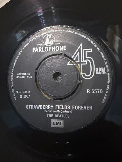The Beatles vinyl Single Irish pressing