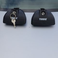 Thule  roof feet x2 with key 753 used