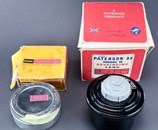 Kodak Plus-X Pan Panchromatic 100ft 35mm film and developing tank