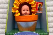 Anne Geddes Sunflower Baby Doll in Flower Pot Please see photos