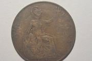 Uk 1 penny coin