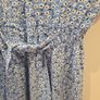 Ladies blue floral summer dress uk 8 Image 2