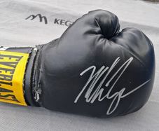 Mike Tyson autographed glove