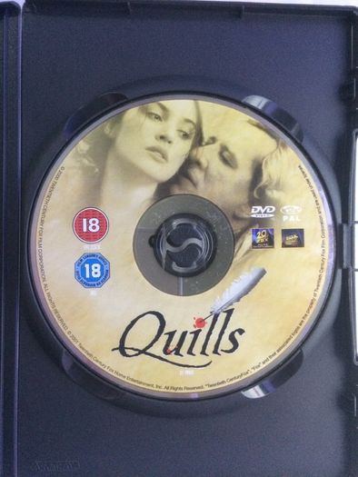 Quills [2000] Kate Winslet, Geogfrey Rush, Joaquin Pheonix & Michael Caine [Movie DVD]